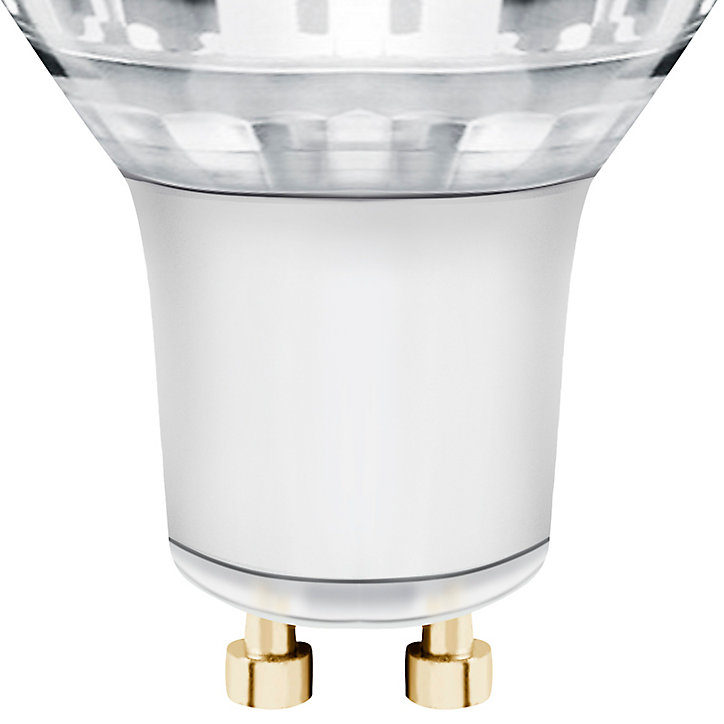 3 ampoules LED GU10 spot Diall 3W=35W blanc chaud