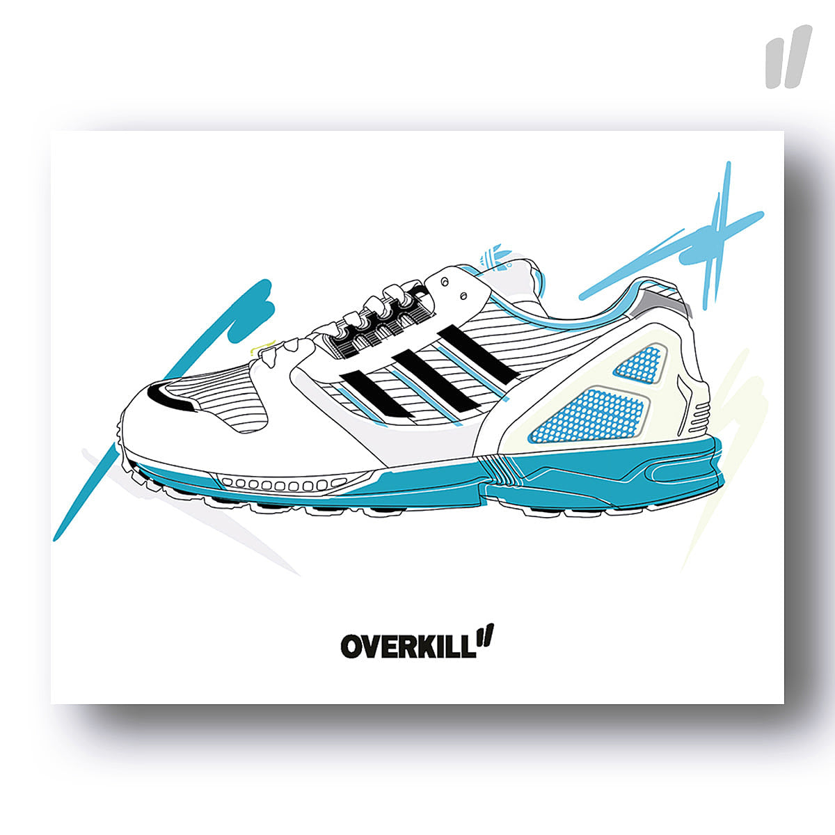 Overkill<br>ZX 8000 France Postkarte Standard