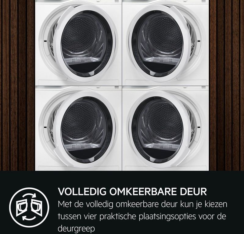 AEG - TR737L2B - Wasdroger - Warmtepompdroger - Energielabel A++