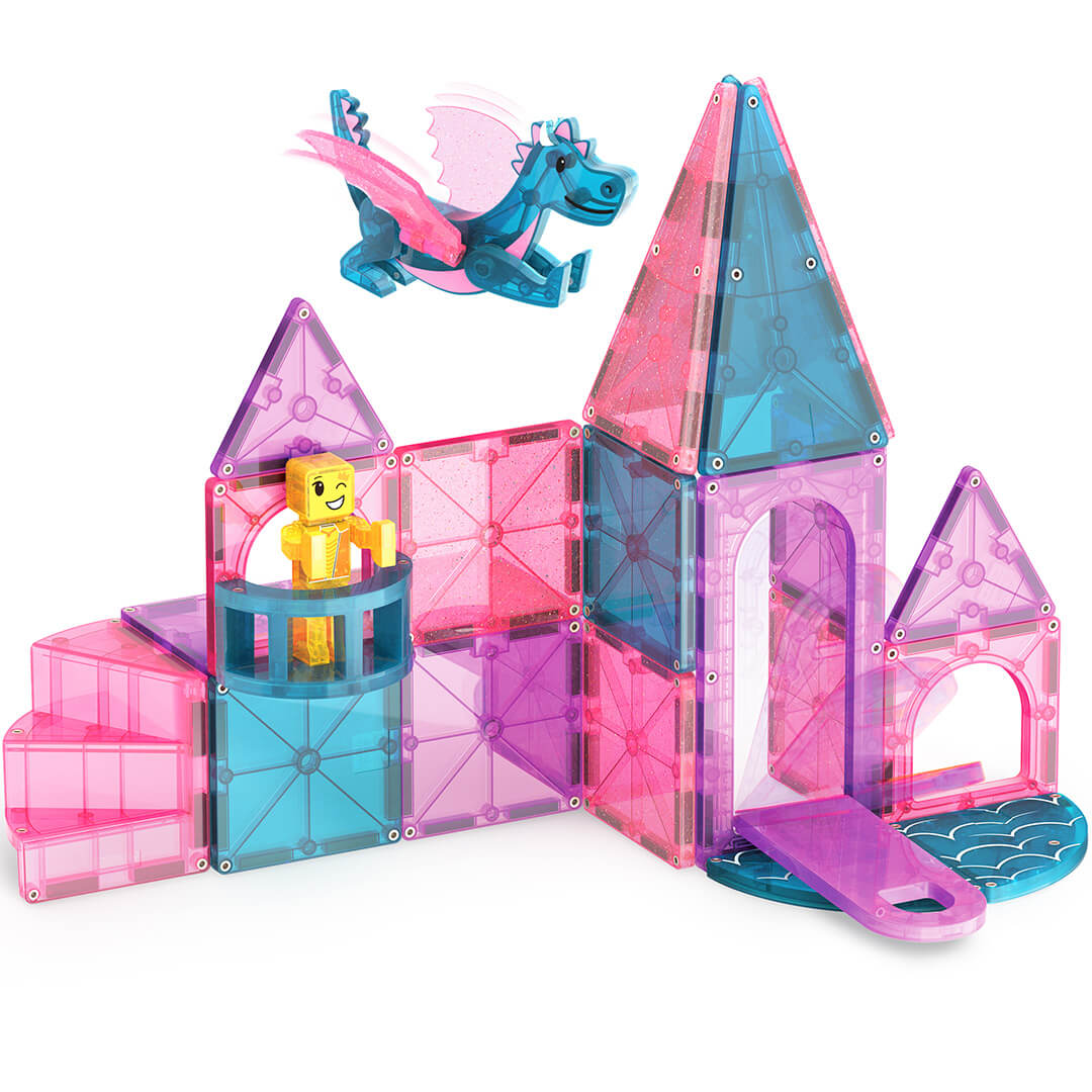 Magna-tiles magnetische tegels castle - 25st