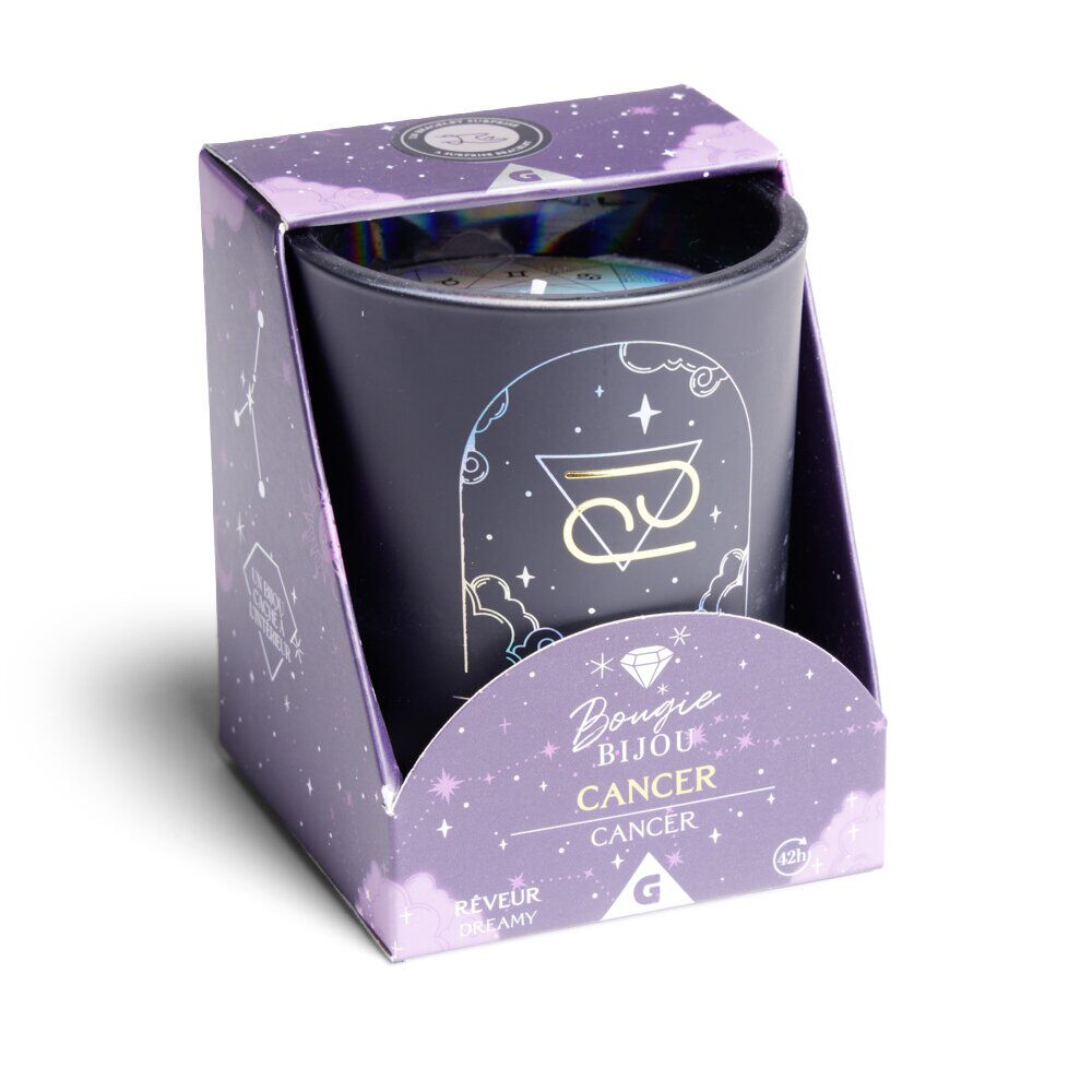 Bougie bijou signe astrologique bracelet argenté - 12 modèles