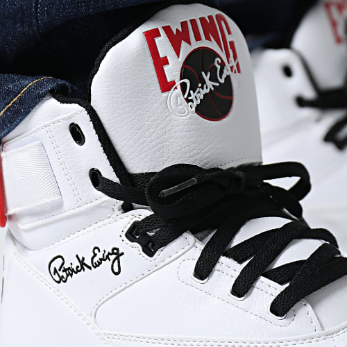 Baskets Montantes Ewing 33 Hi 1BM01117 White Black Chinese Red