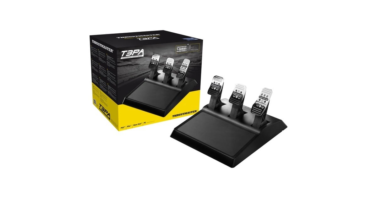 ThrustmasterT3PA ADD-ON pedalen  (Zwart/chroom, Pc, PlayStation 3, PlayStation 4, Xbox One, Tweedekans)