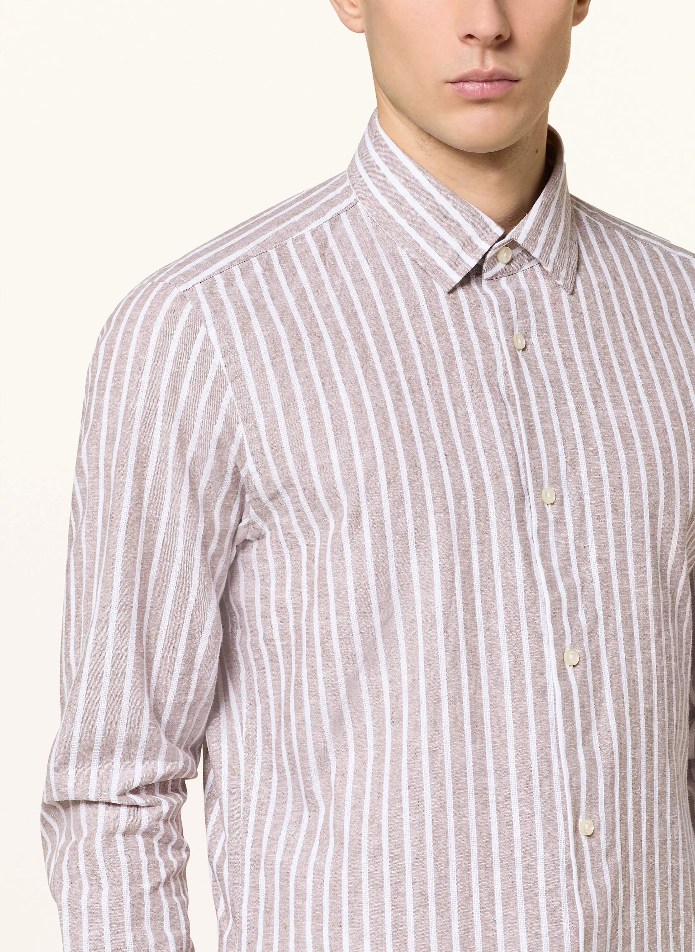 JOOP! Hemd PIT Slim Fit mit Leinen