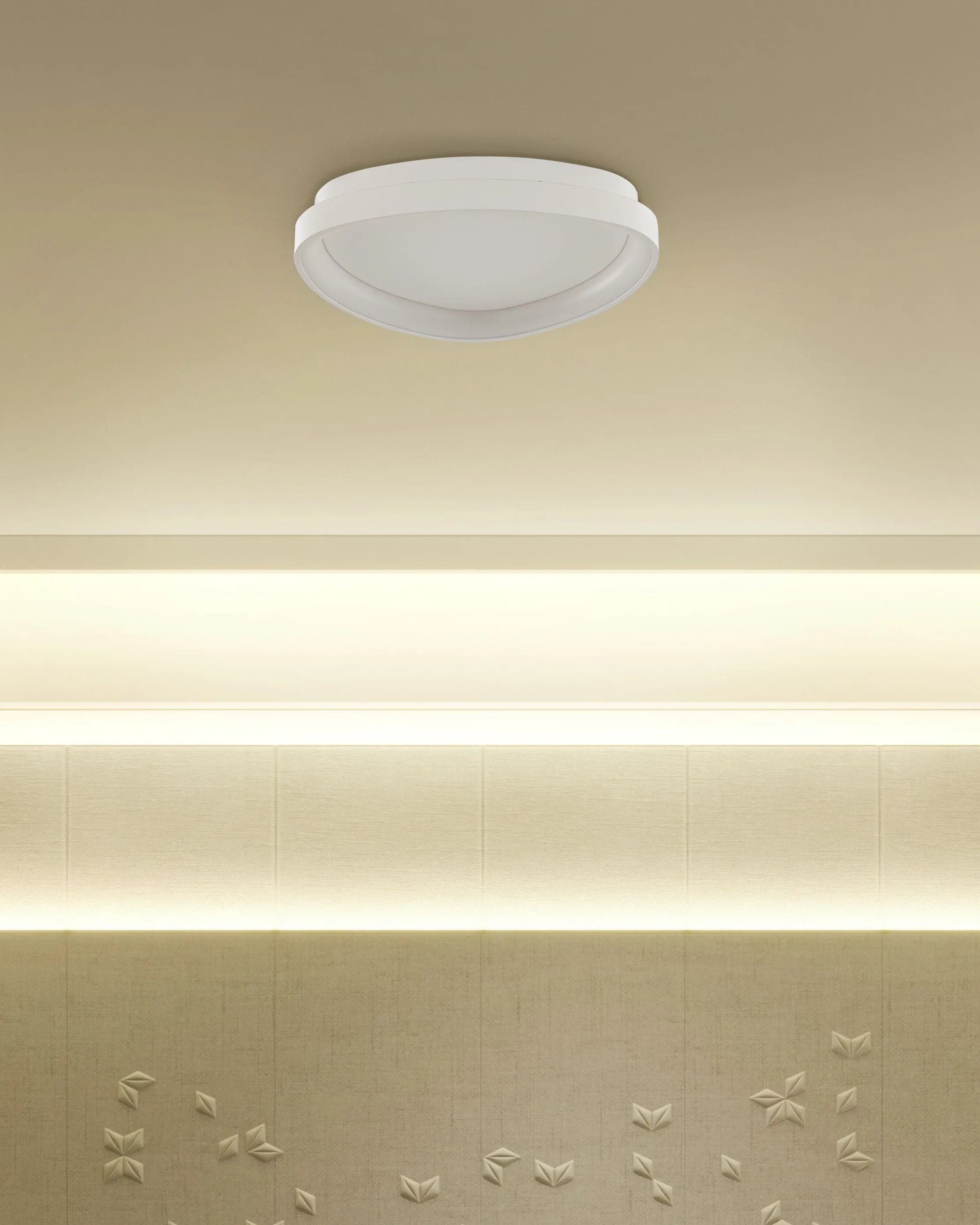 LED plafondlamp NANDING Metaal Wit