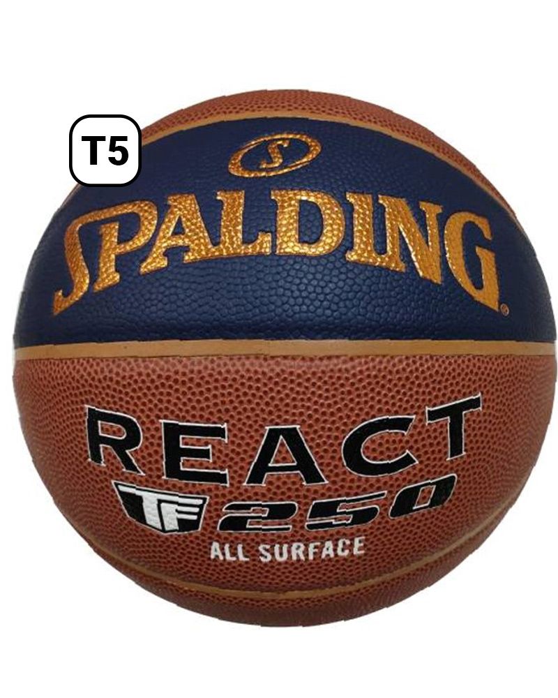 Ballon de basket Spalding React TF Orange