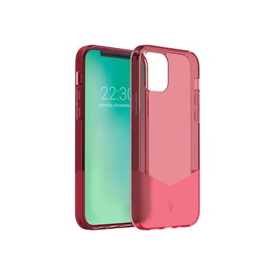 Force Case Pure - coque de protection pour Iphone 12/12 Pro - transparent rouge