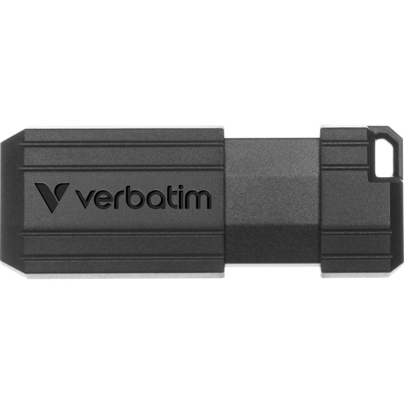 Verbatim Micro-clé USBPinStripe de 32 Go - noire