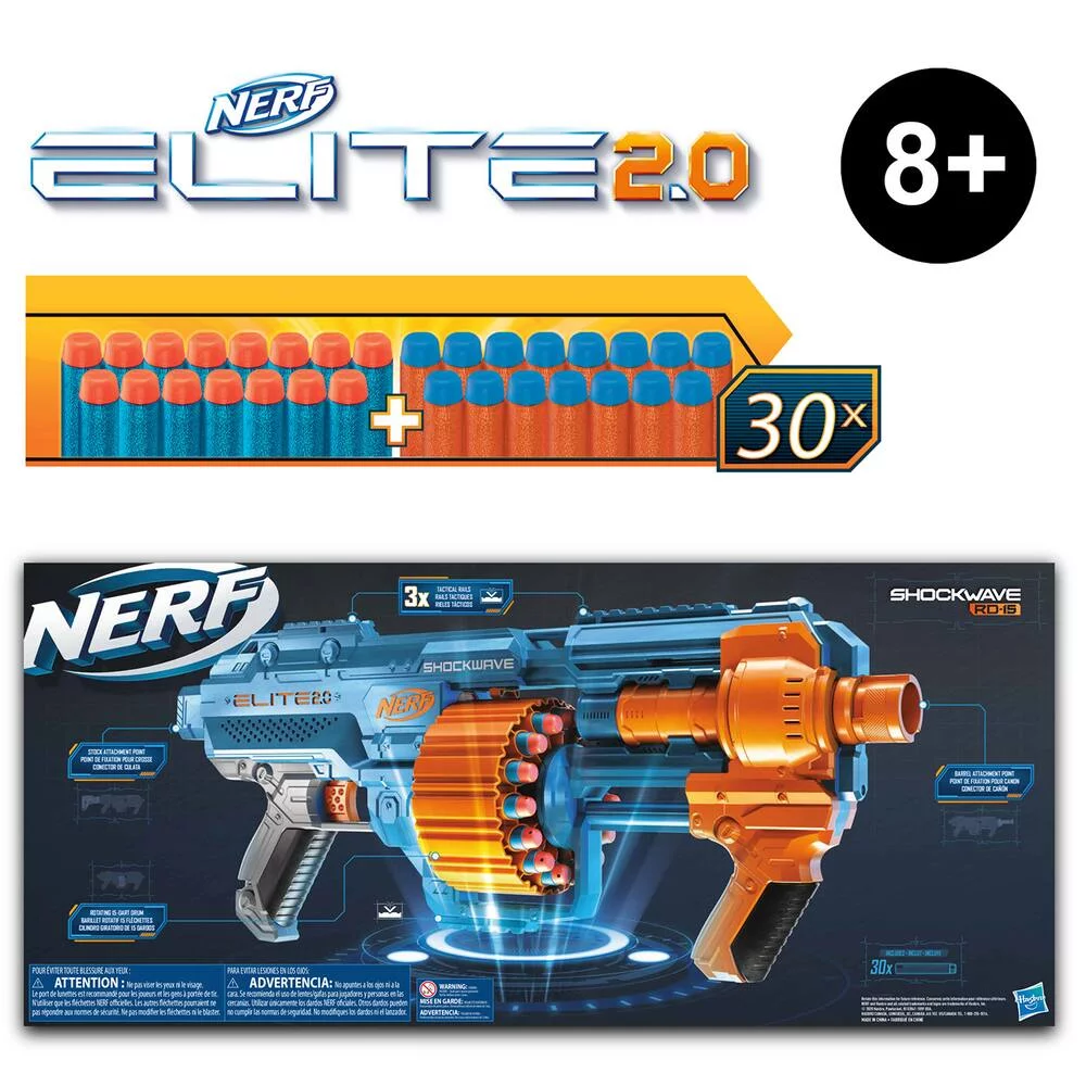 NERF ELITE 2.0 COMMANDER RD 6
