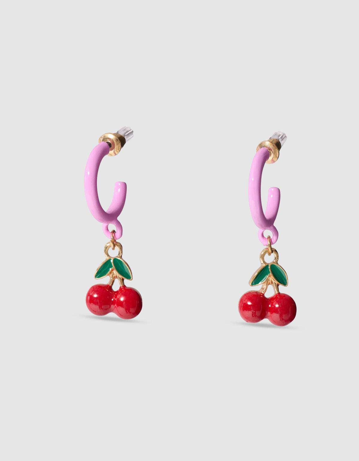 Cherry Charm Oorbellen Roze