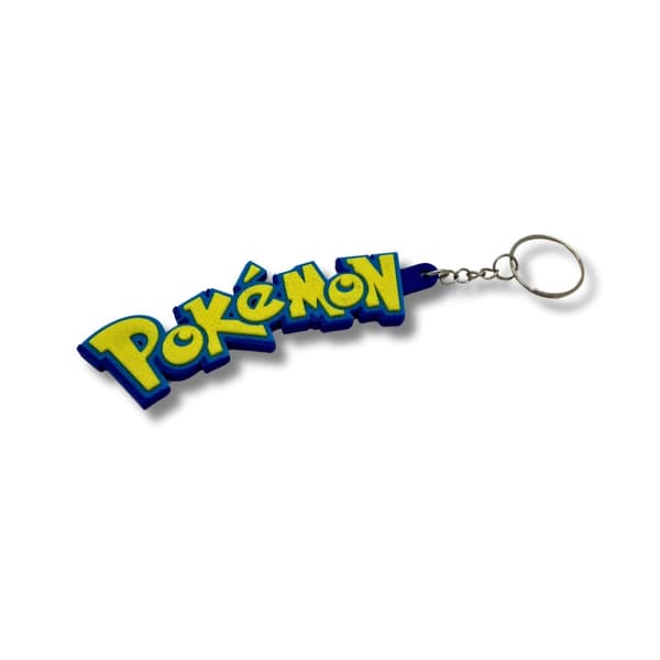 2x Pokemon nøkkelring kjede glidelåshenger