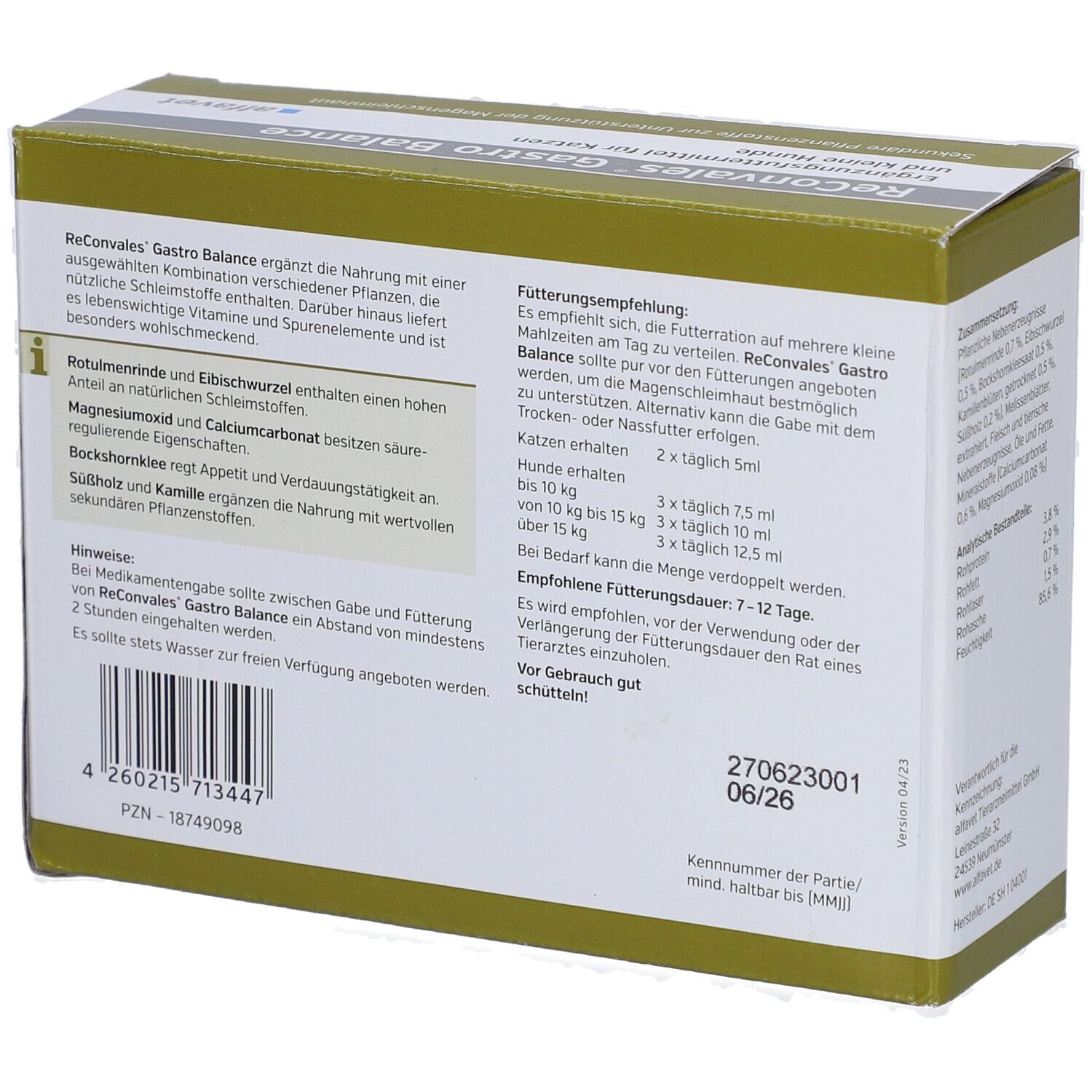 ReConvales®Gastro Balance