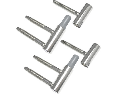 Deurscharnier met remfunctie, 2-delig, voor houten kozijnen (verpakking = 2 stuks)