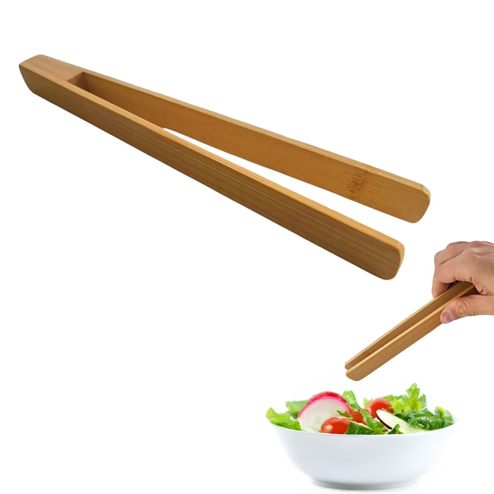 Pince à salade bambou 24cm