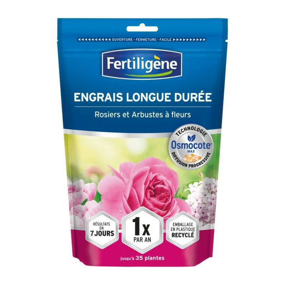Fertiligene - engrais longue durée osmocote max rosiers et arbustes a fleurs 700g