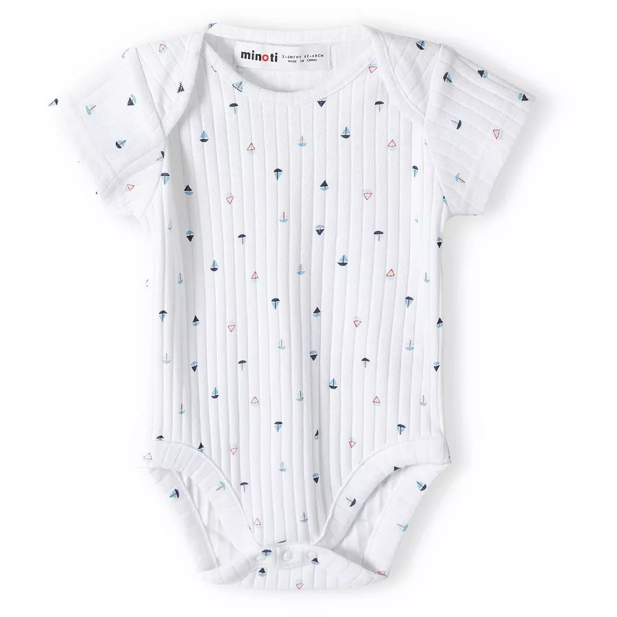 MINOTI 2er-Pack Bodys HellblauWeiß
