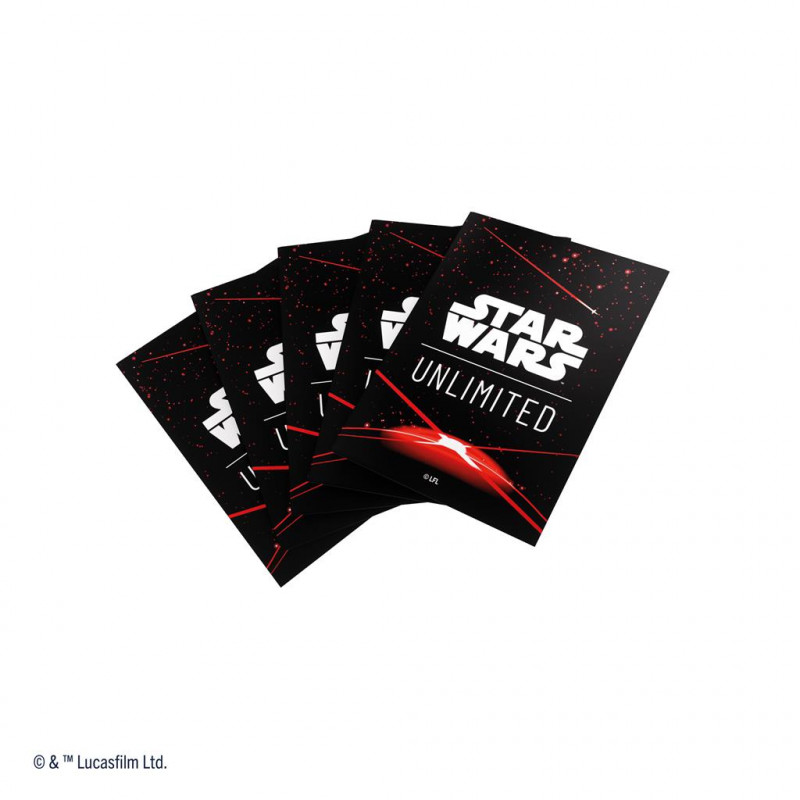 Star Wars : Unlimited - Sleeves Space Red