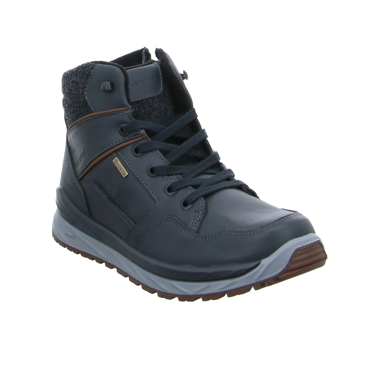 LOWA Snowboots Anthrazit Leder