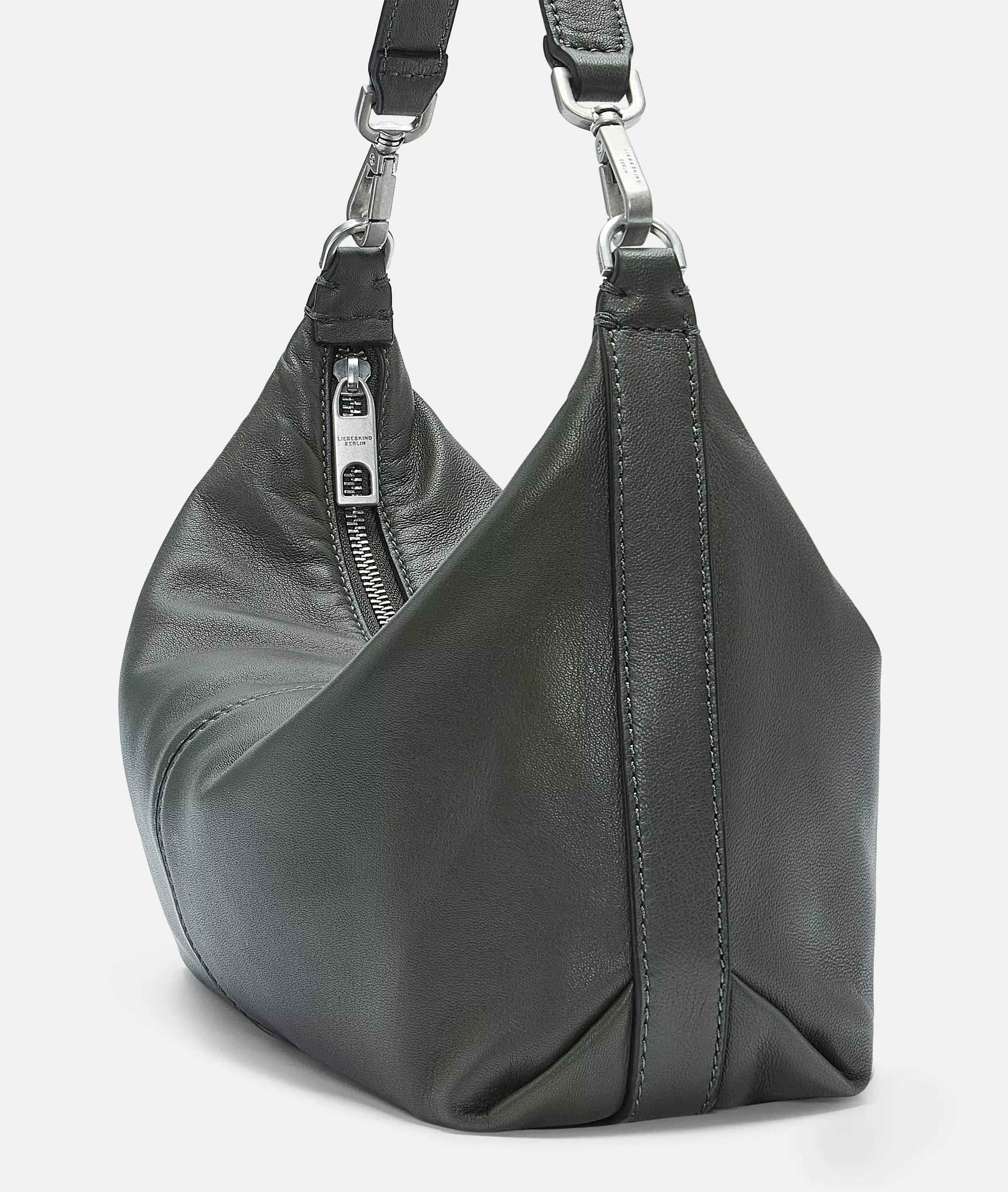 Paris Hobo S Handy leather hobo bag