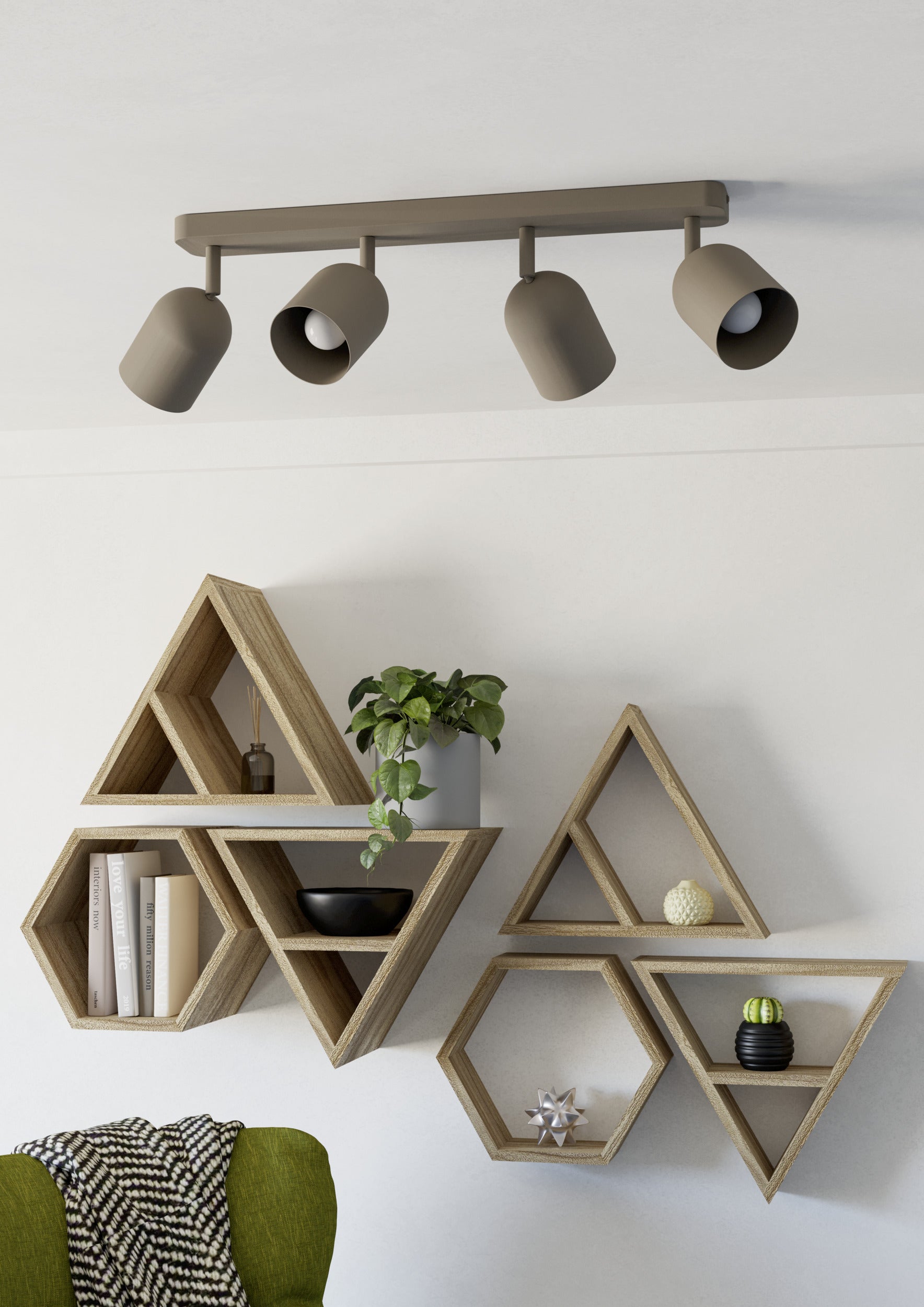 EGLO Tilston Spot - E14 - 58 cm - Zandkleur - Kantelbaar