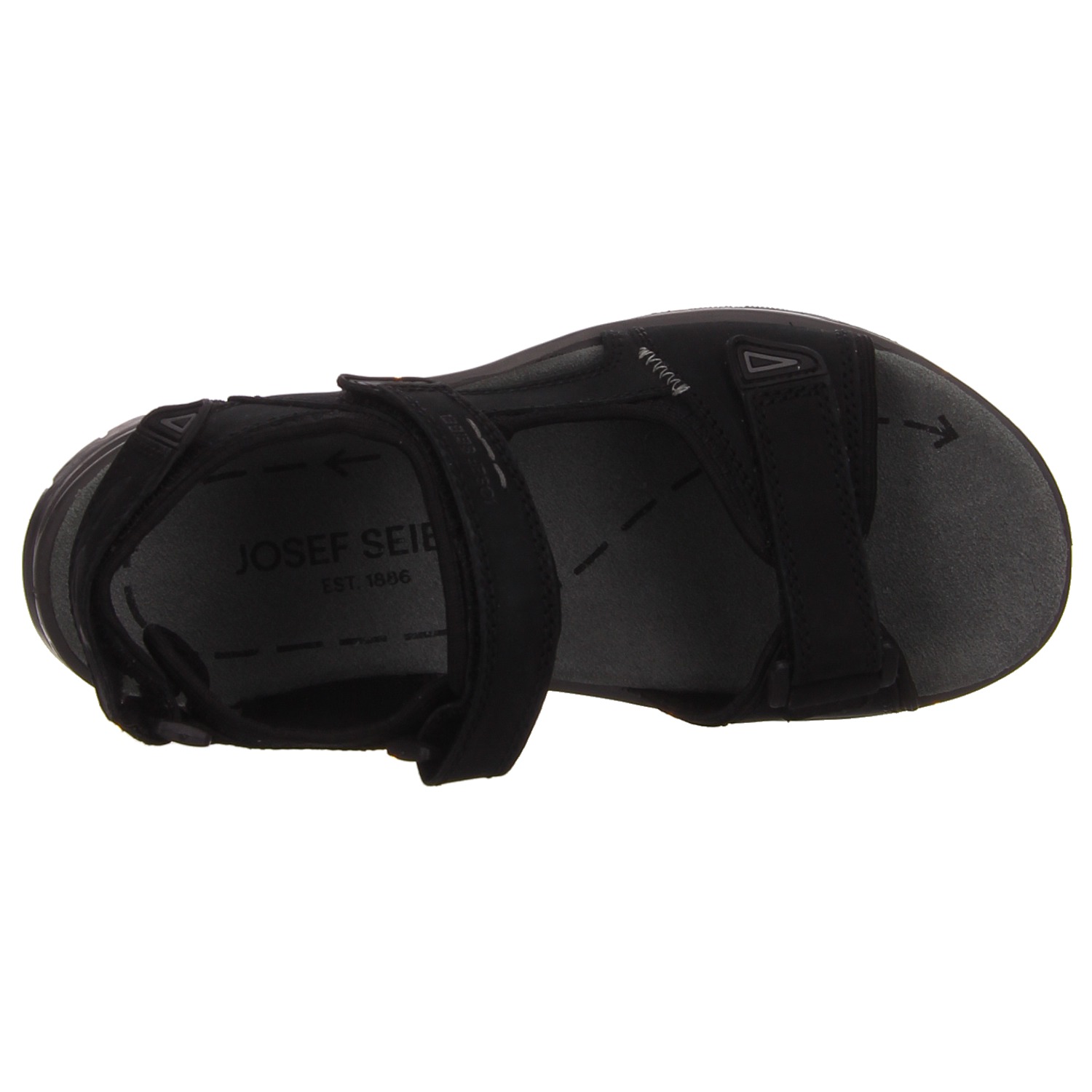 Josef Seibel Sandalen schwarz schwarz