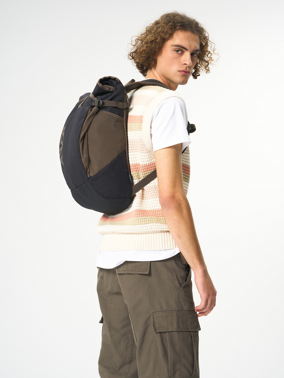 AEVOR Roll Pack Backpack black olive