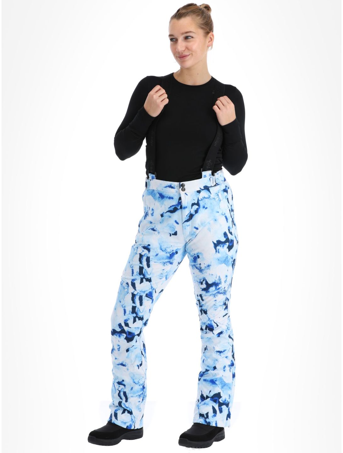 Torien-W softshell skibroek dames  kort model