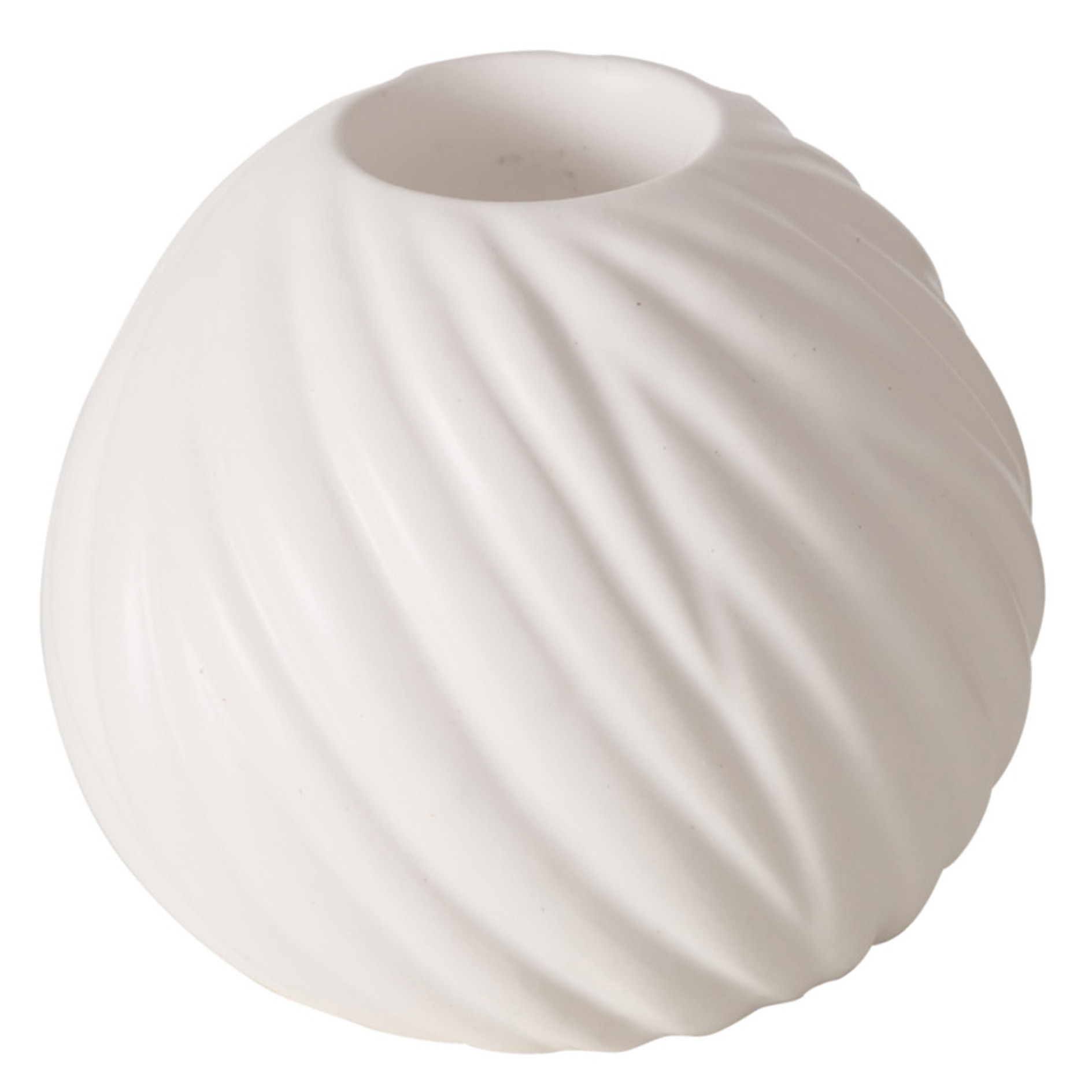 Kerzenleuchter - weiß oder creme - sortiert - 6 cm hoch