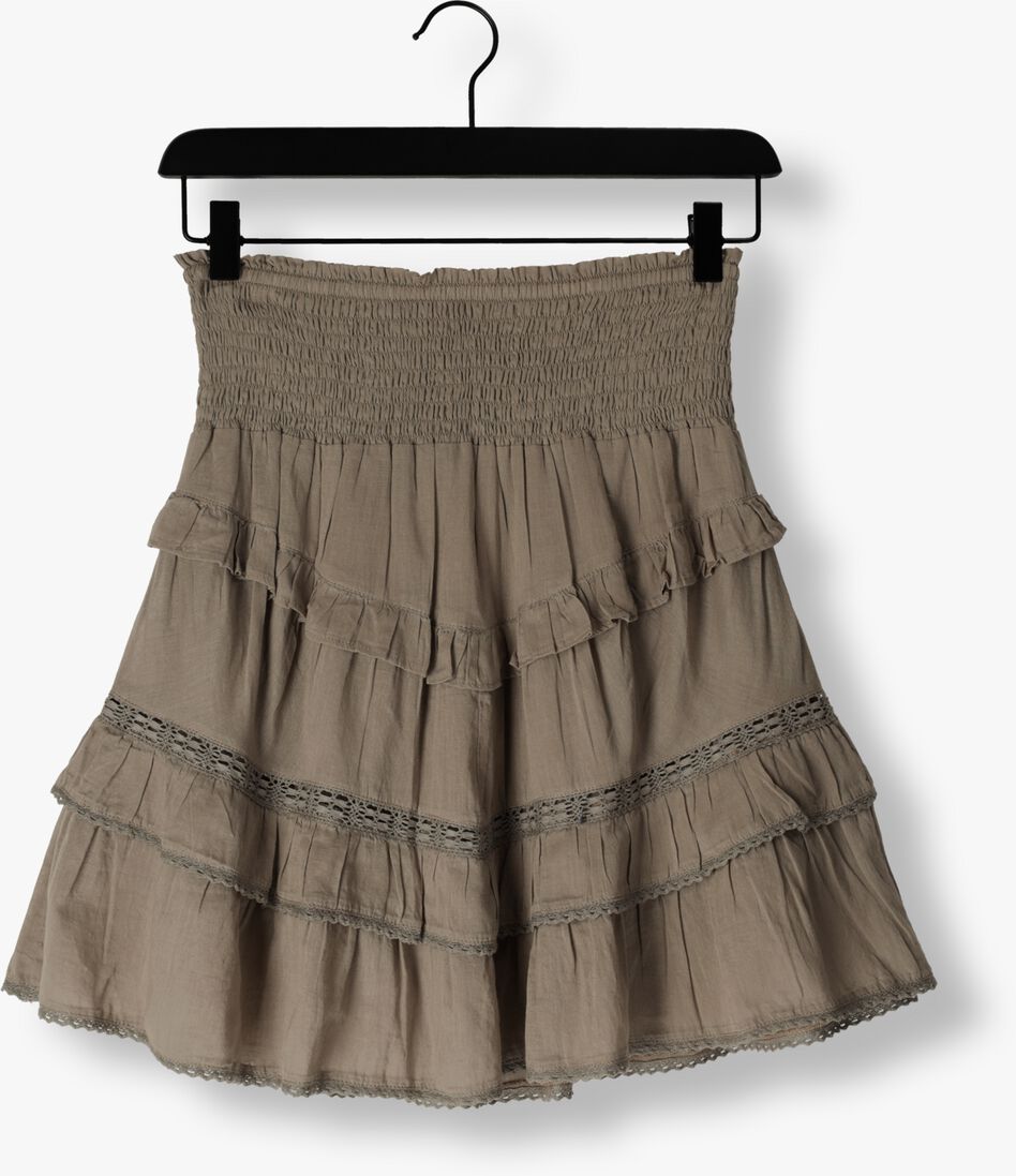 NOTRE-V taupe notre-v minirok voile skirt