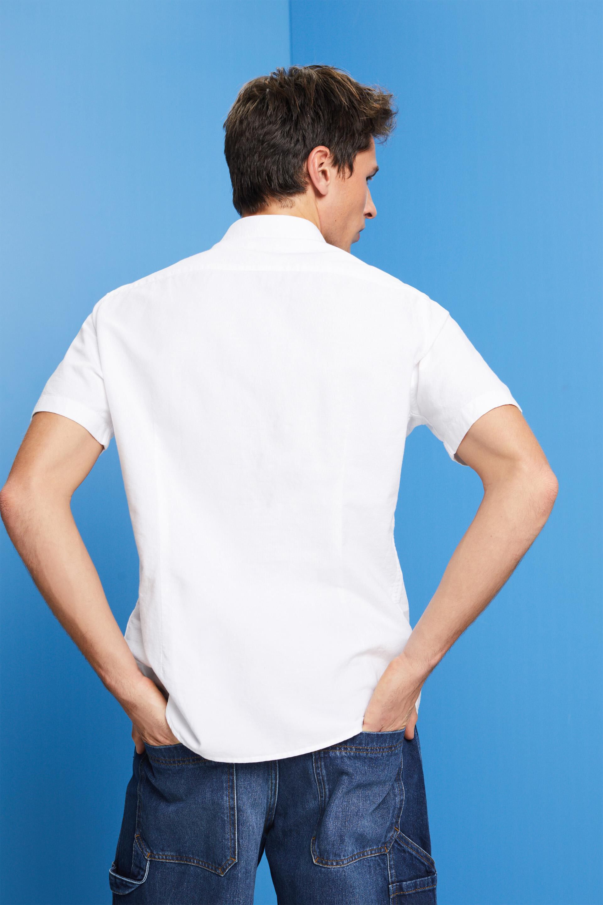Chemise à col boutonné