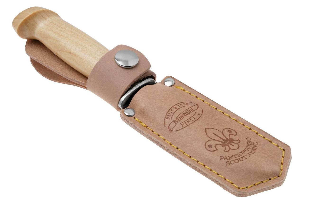 Marttiini Scout's Knife, 508010, Stainless, Curly Birch, outdoormes