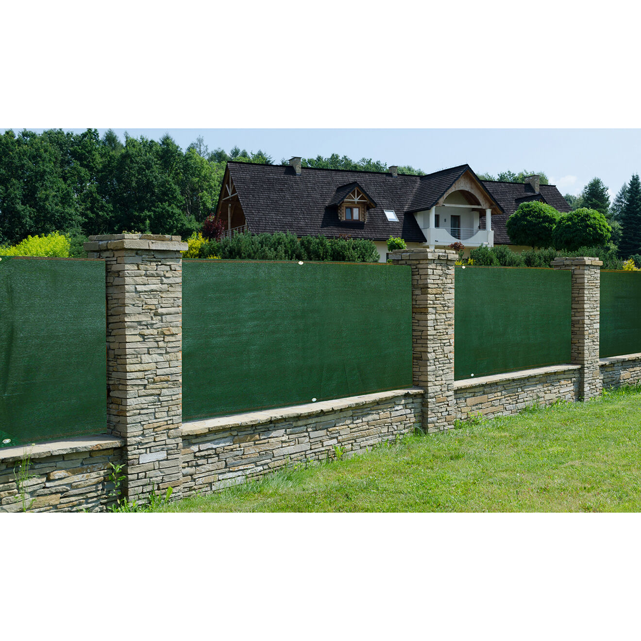 Pratik Garden Brise-vue 220 gr/m² vert - 1.5x10 m