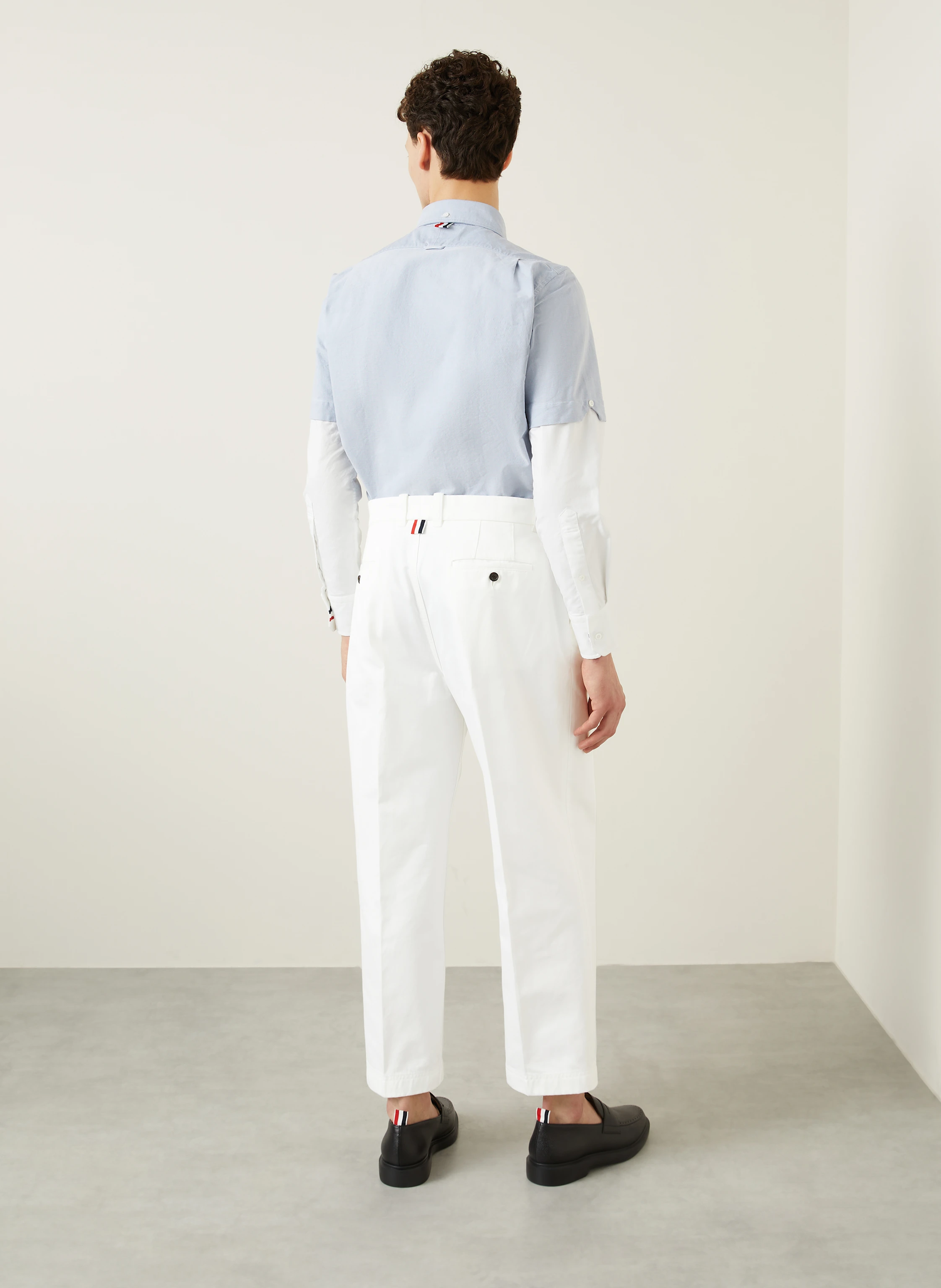 THOM BROWNE. Hemd Straight Fit