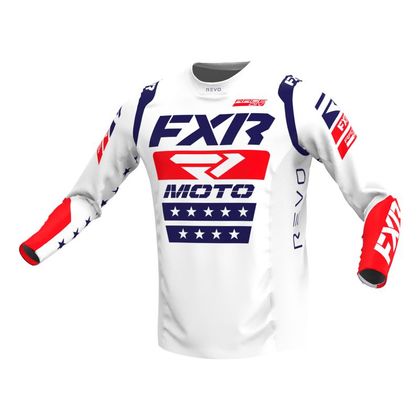 Maillot cross FXR REVO FREEDOM SERIES 2022 - Rouge / Bleu