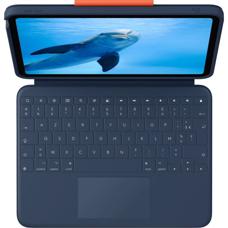Logitech Rugged Combo 4 Touch AZERTY Français Smart Connector Bleu