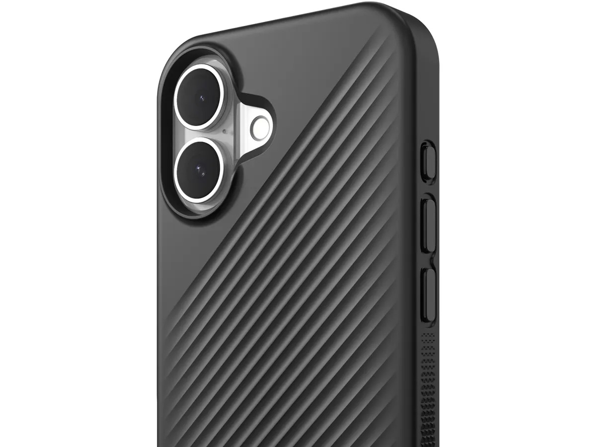 iPhone 16 MagSafe Hülle Luxe Snap Case Recycled (702315006) - Schwarz