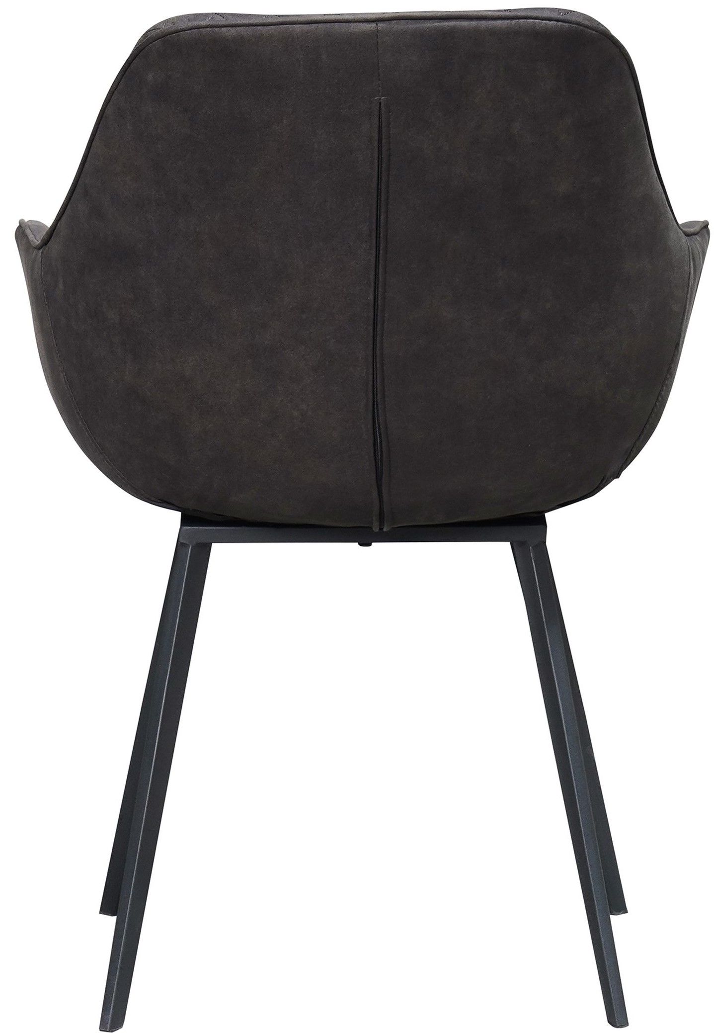 Eetkamerstoel Antraciet Luca B59 x D65 x H84 cm