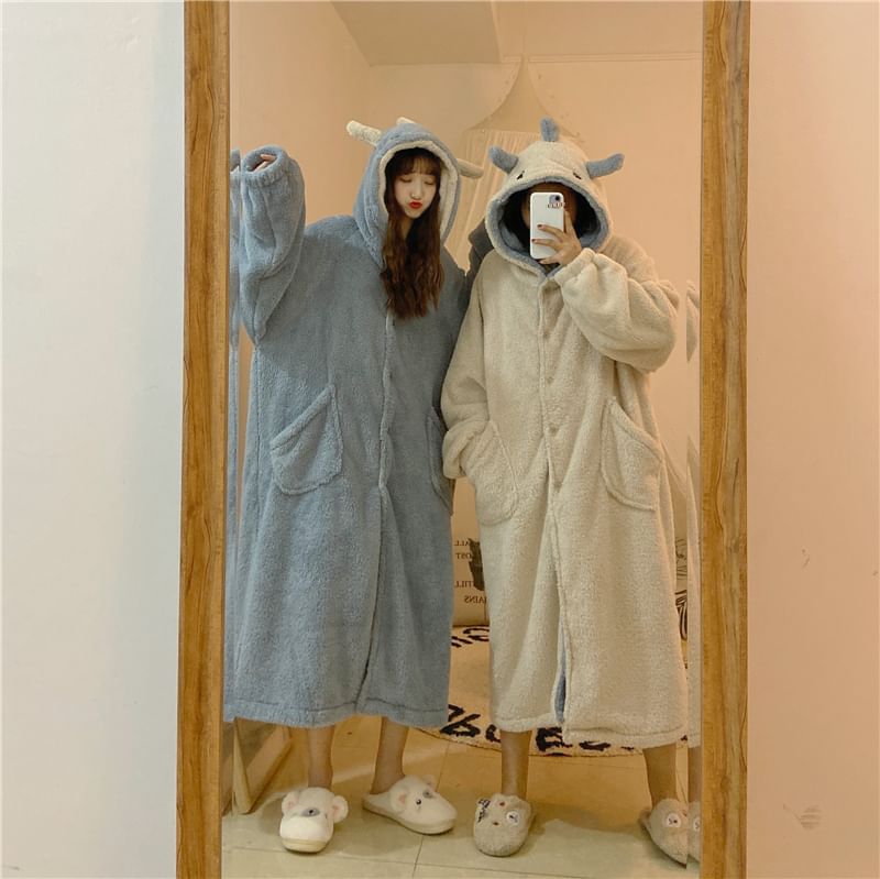 Ukiyo - Lange mouwen dinosaurus pluizige pyjamajas
