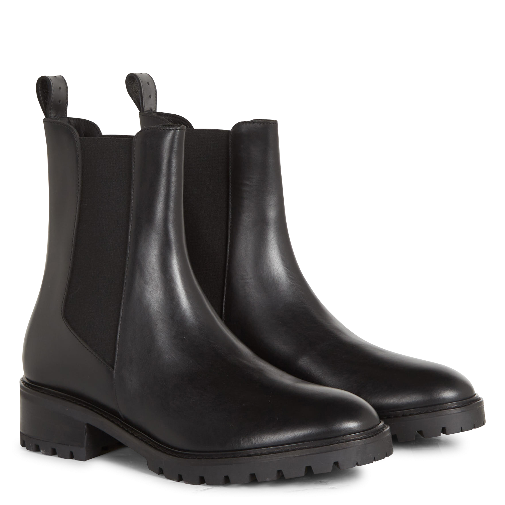 AINWICK - Bottines en cuir | Noir