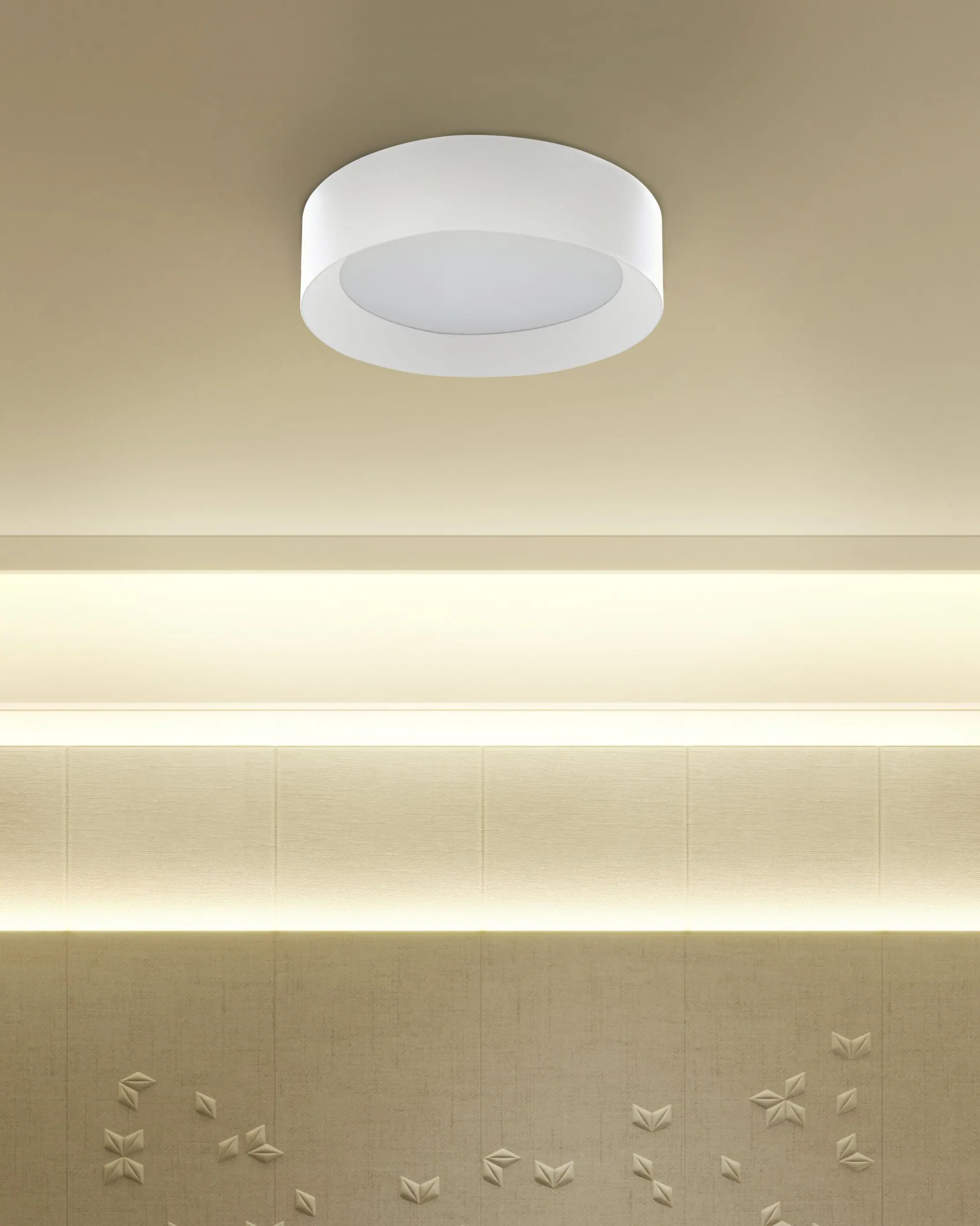 LED plafondlamp LOEI Metaal Wit