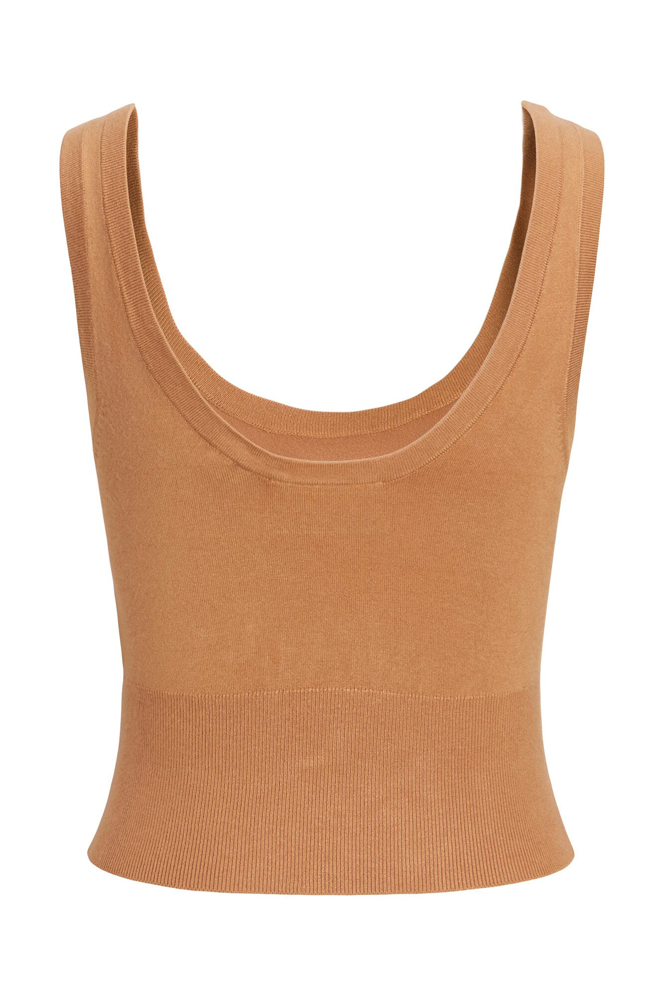 Top de malha com alças largas