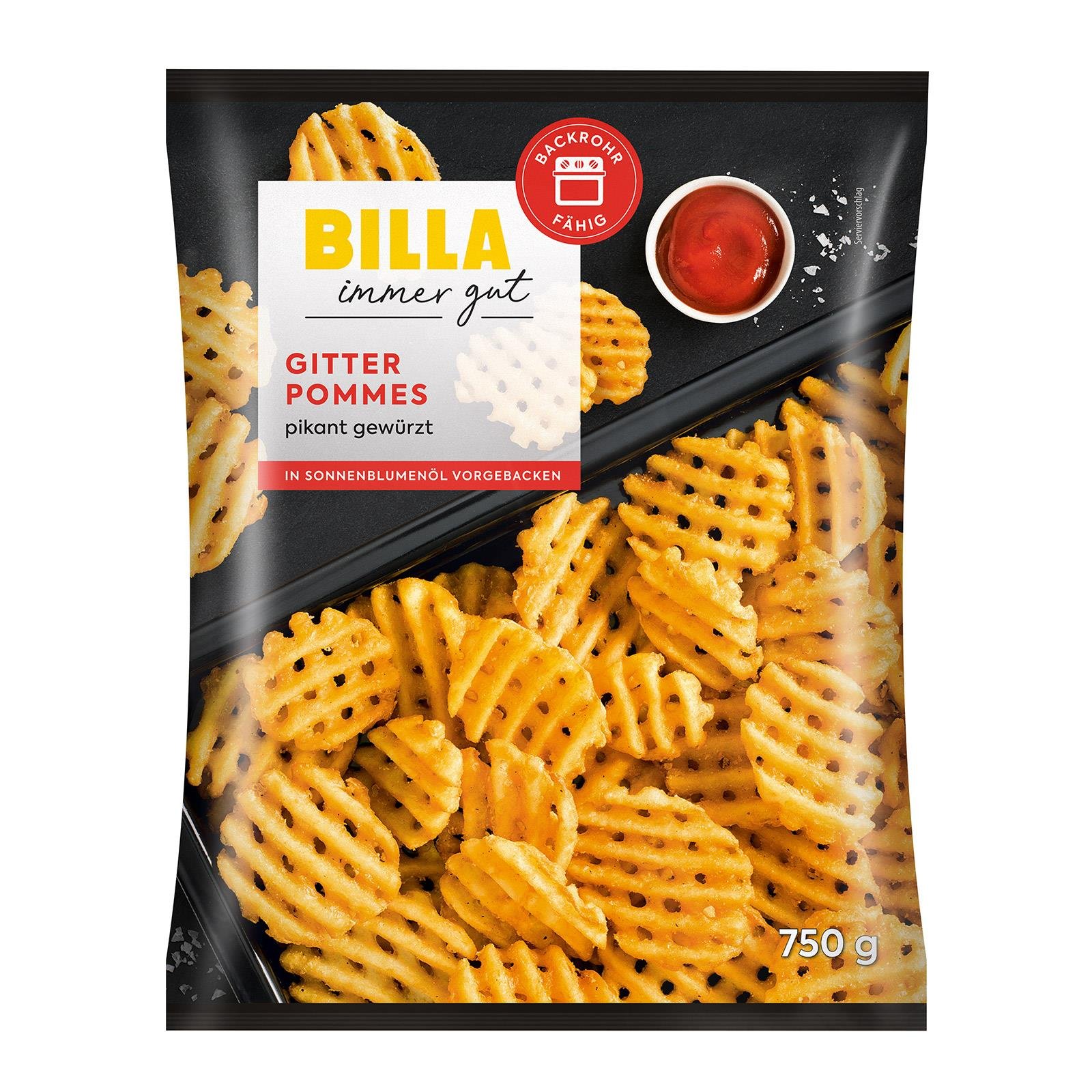 BILLA Gitterpommes
