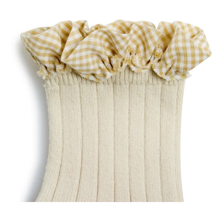 Collégien Chaussettes Brigitte | Blanc cassé