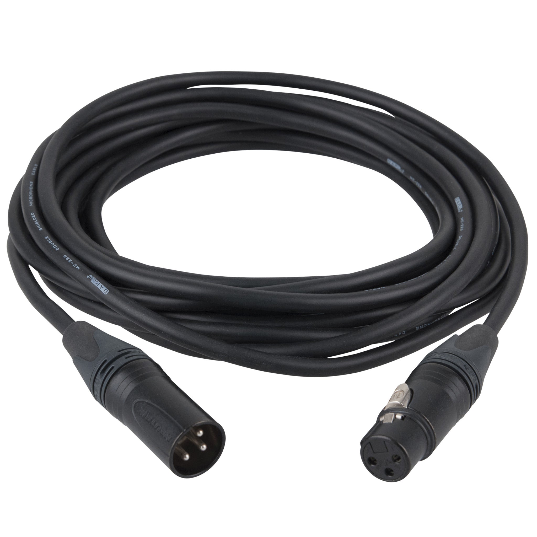 DAP FL72 XLR kabel M-F met Neutrik XX-serie 1,5 meter