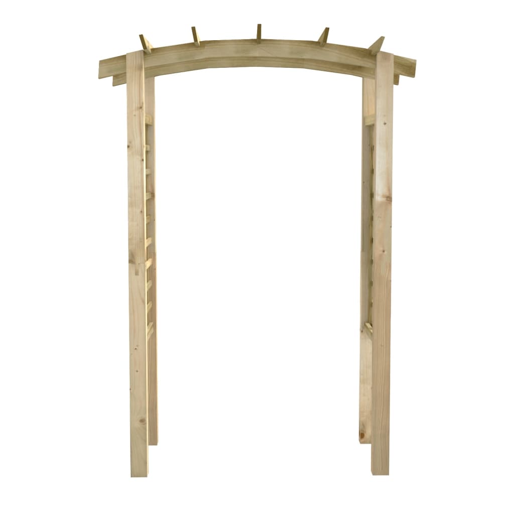 Voûte en treillis 150x60x210 cm bois