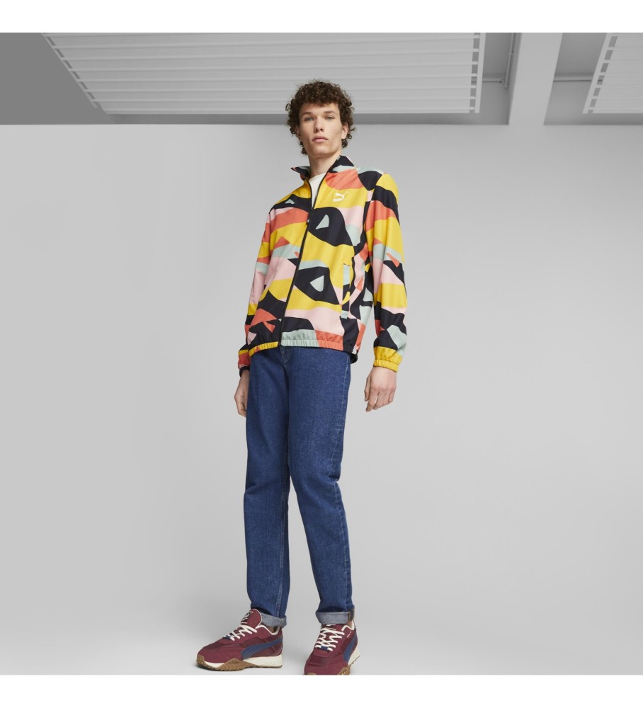 Jaqueta Puma SWxP Worldwide, Multicolorida