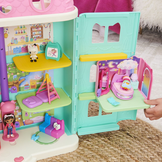 Gabby's Dollhouse - Deluxe-Raum - Schlafzimmer mit Katzenfigur