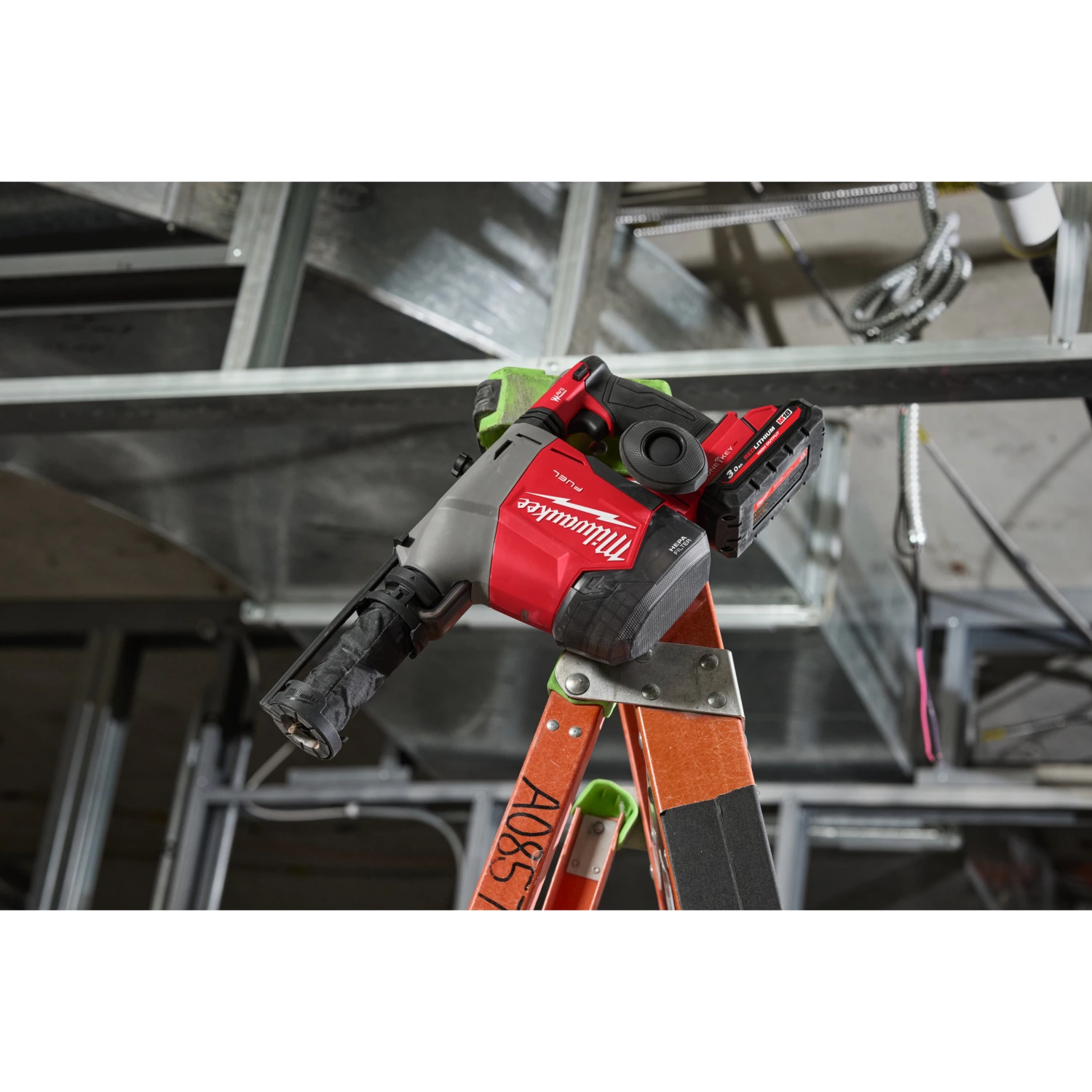 Milwaukee M18 FHAFOH16-0X 18V Li-ion accu SDS-Plus combihamer met geïntegreerde stofafzuiging in HD Box - 2.3J