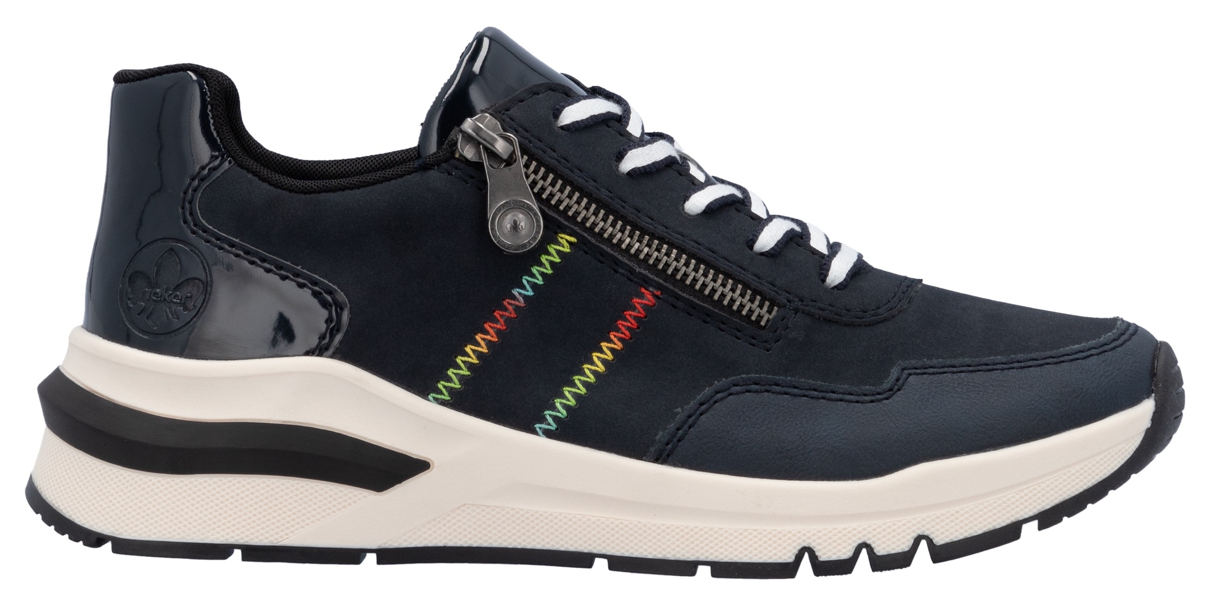 Rieker Wedgesneaker  , Freizeitschuh, Halbschuh, Schnürschuh in bequemer Form