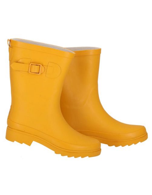 Xq Footwear Dames Regenlaars Riem Rubber Oker - Laarzen